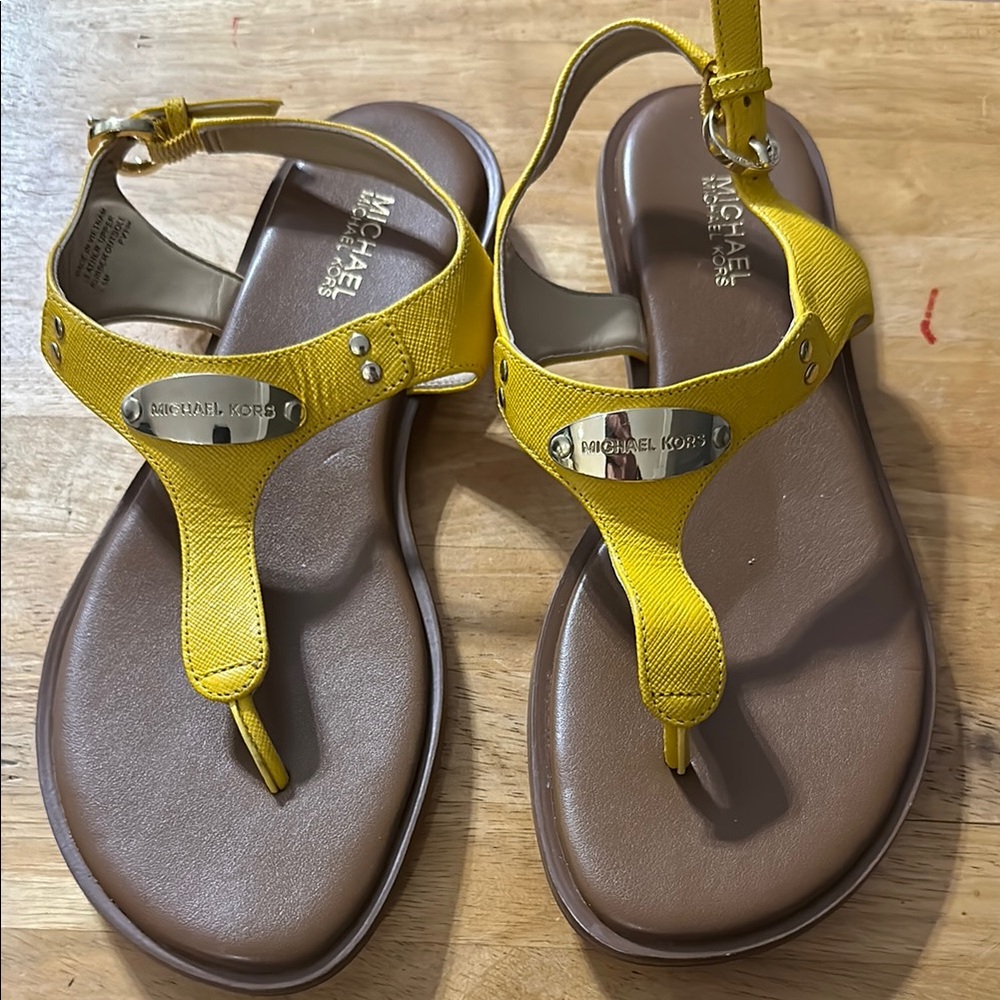 Michael Kors Yellow Women's Sandals